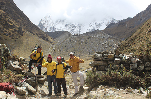 thumn salkantay trek to machu picchu 4 days